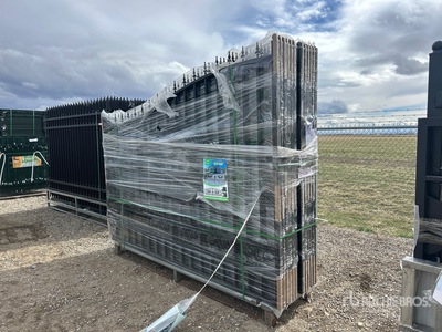 Quantity of (6) 2026 Suihe NG-20D-6 20 ft x 7 ft Wrought Iron Bi-Parting Puerta de entrada (Unused)