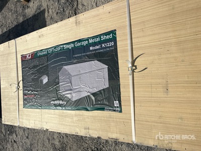 2026 KJ K1220 Metal Garage Shed (Unused)