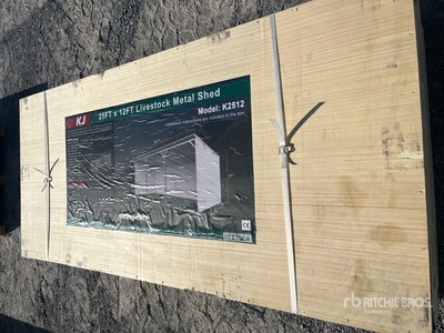 2026 KJ K2512 Metal Livestock Shelter (Unused)