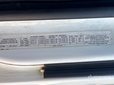 2018 Peterbilt 567 6x4 T/A Dump Truck