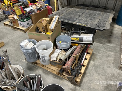 Quantity of Post Pounders, Heater, and Misc. Parts.