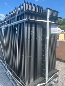 Quantity of (30) 2026 KJ K0710-30 10 ft x 7 ft Powder Coated Fencing (Unused)