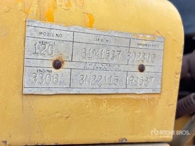 1974 Cat 12G Motorische Grader