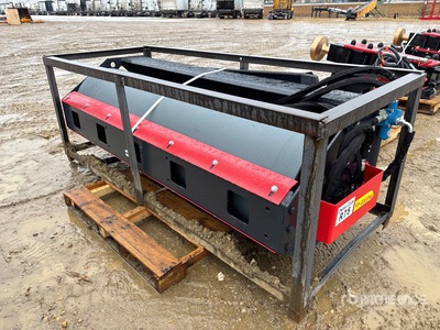 2026 Raytree RMVR76 76 in Skid Steer Vibratory Roller (Unused)