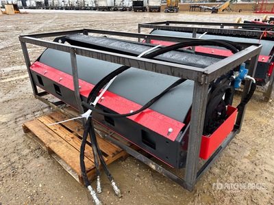 2026 Raytree RMVR76 76 in Skid Steer Vibratory Roller (Unused)