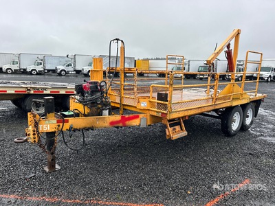 1998 Stimsonite Mercury 14 ft T/A T/A Flatbed Trailer
