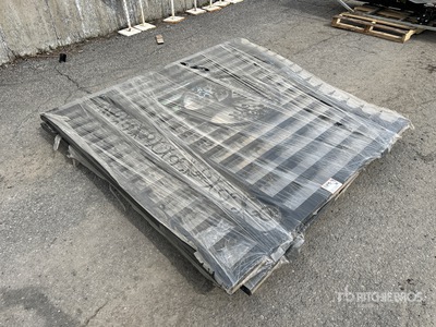 2026 Suihe NG-14T-1 7 ft x 5 ft 10 in Wrought Iron Driveway Gate (Unused)