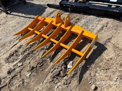 2026 GIYI Excavator Rake - Fits Cat 303 (Unused)