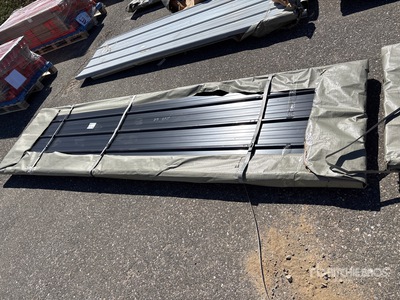 Quantity of (50) 2026 SKLP SKH50 12 ft Galvalume Steel Sheets Siding Roofing Baustahl (Unused)