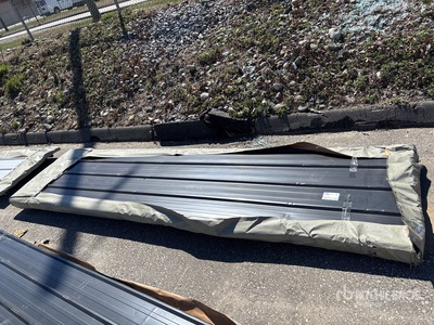 Quantity of (100) 2026 SKLP SKH100 12 ft Galvalume Sheets Siding Roofing Baustahl (Unused)