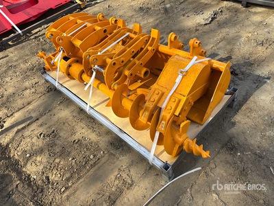 Quantity of (8) 2026 GIYI VCA-8 Mini Excavator Attachments Accessoire divers pour excavatrice - Fits Cat 301 (Unused)