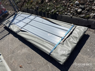 Quantity of (50) 2026 SKLP SK-XH50 10 ft Galvalume Sheets Steel Siding Roofing Baustahl (Unused)