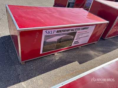 2026 SKLP SK-SC40 20 ft x 40 ft Tettoia per Auto (Unused)