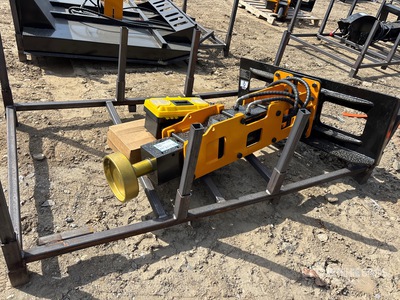 2026 GIYI GY-D680 Enfonce-pieu pour chargeuse à différentiel (Unused)