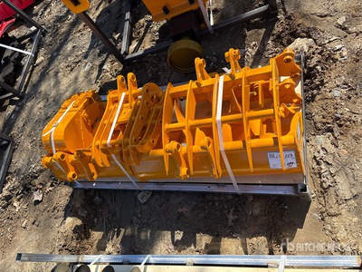 Quantity of (8) 2026 GIYI GYA-8 Mini Excavator Attachments (Unused)