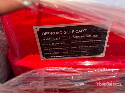 2026 SDLOOL SL-GC22S Golfwagentje (Unused)