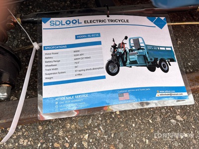 2026 SDLOOL SL-EC15 Three-Wheel Scooter (Unused)