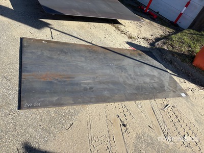 2026 SKLP x 10 ft (.4 in Thick) Stahlplatten (Unused)