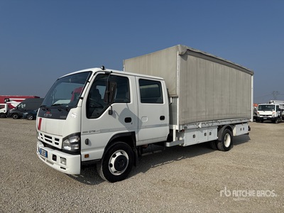 2008 Isuzu NQR Q75.Y07 4x2 Crew Cab Curtain Side Truck