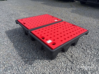 2026 Emiliana Serbatoi Poly Sump Pallet 2 Drums Skid mounted Spill containment 120 L for 2 drums Tank (Unused)