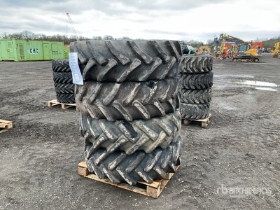 Quantity of (4) 15.5/80R24 Tires