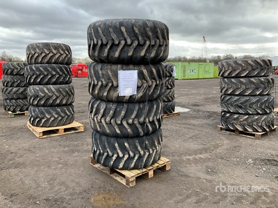Quantity of (4) 500/60R22.5 Tires
