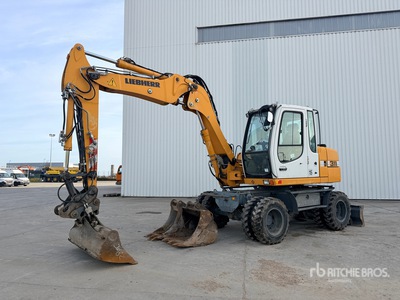 2011 Liebherr A311 Litronic Pelle Sur Pneus Wheel Excavator