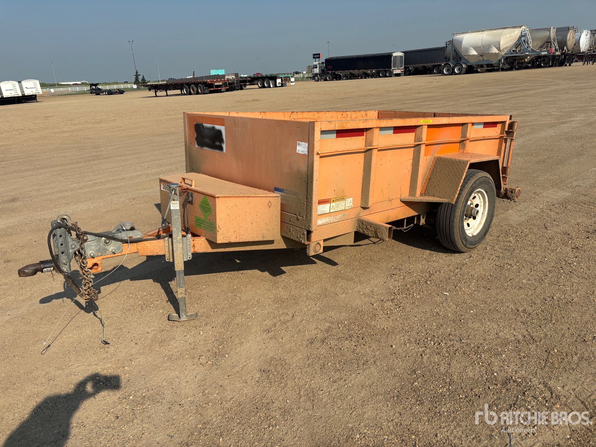 2018 Miska MD DUMP 58 8 ft 6 in S/A Dump Utility Trailer