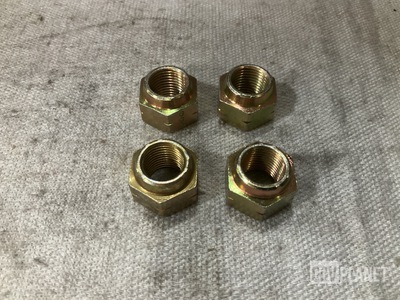 (164) Apollo Aerospace M45913/2-8FG5Z Hexagon Self-Locking Nuts