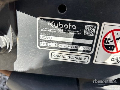 Kubota BX23S 4WD Utility Tractor