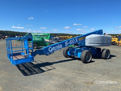 2013 Genie S60X 4WD Diesel Plataforma Elevadora Telescópica