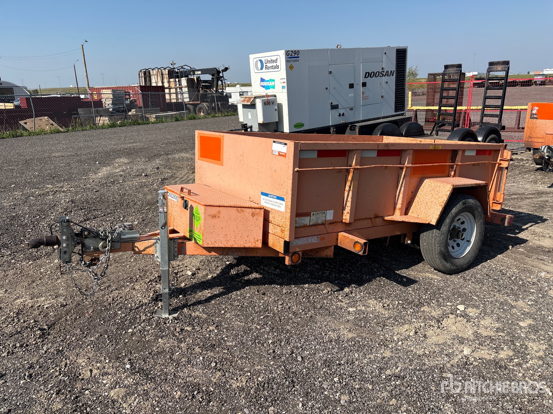 2018 Miska MD DUMP 58 8 ft 4 in S/A Dump Utility Trailer