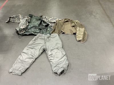 (3) Cold Weather Parkas, (20) Cold Weather Jackets & Assorted Items