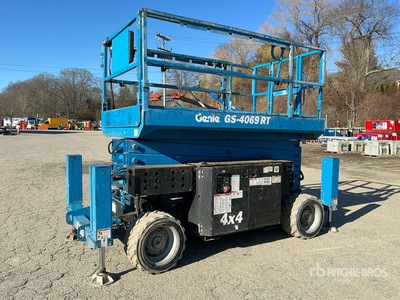 2017 Genie GS-4069 RT 4x4 Diesel Scissor Lift