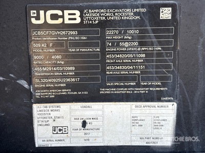 2017 JCB 509.42 Telehandler