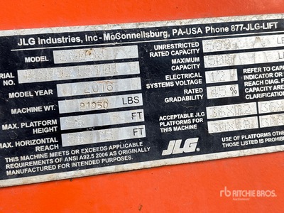 2016 JLG 600S 4WD Diesel Telescopic Boom Lift