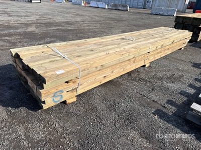 Quantity of (42) 3 in x 6 in x 16 ft Lumber