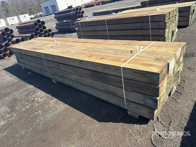 Quantity of (16) 6"X10"X14' pressure treated تركيبات الإضاءة