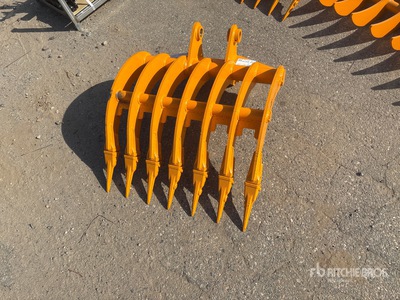 2026 GIYI Excavator Rake - Fits Cat 305 (Unused)