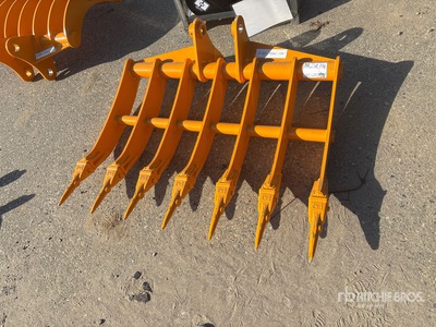 2026 GIYI Excavator Rake - Fits Cat 305 (Unused)