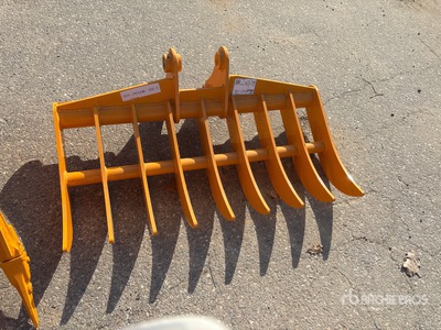 2026 GIYI Excavator Rake - Fits Cat 305 (Unused)