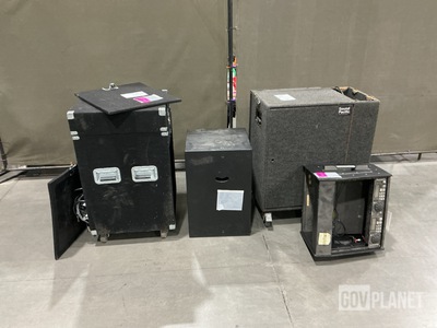 (3) Assorted Audio Cases w/Assorted Components