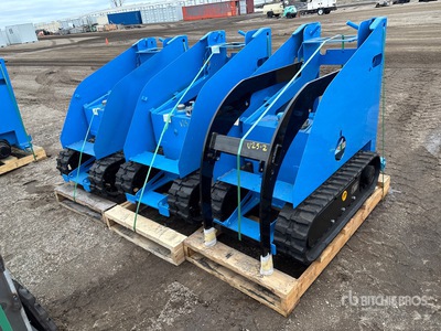 Quantity of (3) Mini Compact Track Loader Frame and Tracks (Unused)
