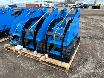 Quantity of (3) Mini Compact Track Loader Frame and Tracks (Unused)