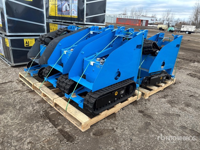 Quantity of (6) Mini Compact Track Loader Frame and Tracks (Unused ...