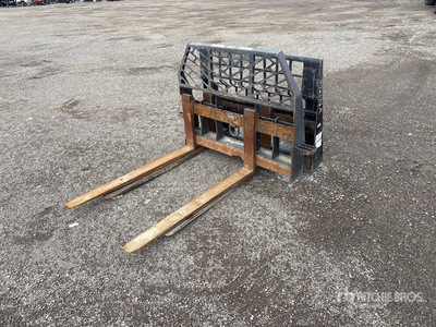 Quantity of (2) 48 in Skid Steer Forks