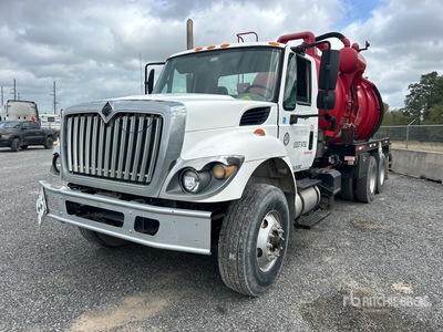 2016 Presvac Systems on 2009 International 7400 6x4 Vacuum Tanker Truck