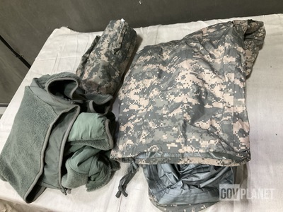(3) Pairs of Cold Weather Trousers, (8) Cold Weather Jackets & Assorted Items