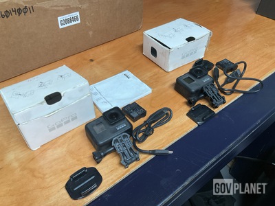 (2) GoPro Hero 7 Black Action Cameras
