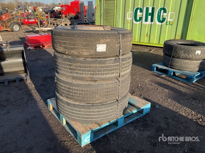 Quantity of (4) 295/80R22.5 Tires